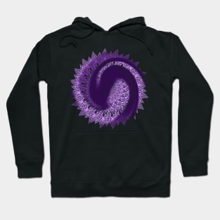 Purple Swirled Mandala Hoodie